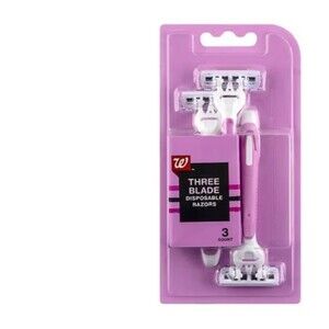 12 Walgreens razors 3 Blade Disposable Razors, 3 Count each, 4 packages